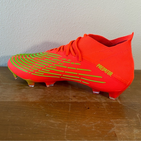 adidas predator edge .1 FG Red Soccer Cleats MSRP $250 - Size 8 - Picture 9 of 13